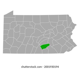 Map Of Cumberland In Pennsylvania On White