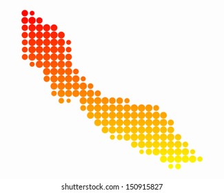 Map Of Curacao