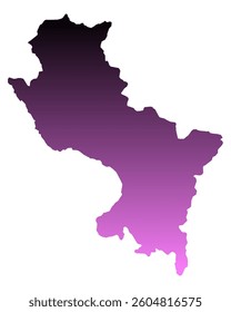 Map of Cusco on white