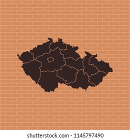 map of Czech Republic