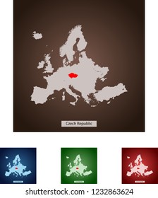 map of Czech Republic