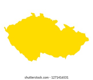 Map of Czech Republic