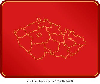 map of Czech Republic