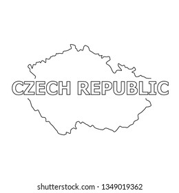 Map of Czech Republic