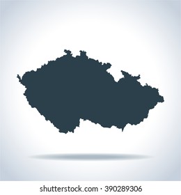 map of Czech Republic