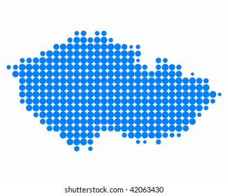 Map of Czech Republic