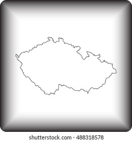 map of Czech Republic