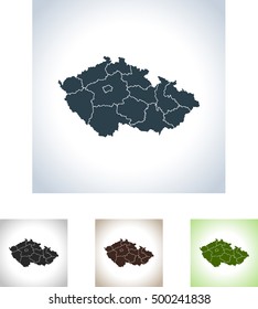 map of Czech Republic