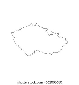 Map of Czech Republic