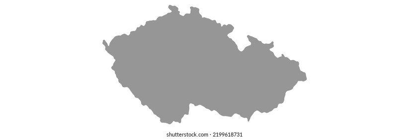 Map Czech Republic vector background. Isolated country texture