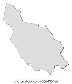 Map - Dalarna County (Sweden)