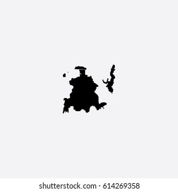 Map of Dallas Vector Illustration

