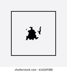 Map of Dallas Vector Illustration

