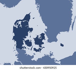 Map - Danmark