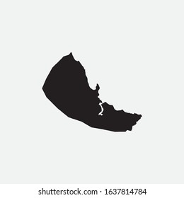 Map of Dar es Salaam - Tanzania graphic element Illustration template design
