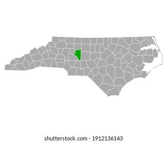 Map of Davidson in North Carolina on white