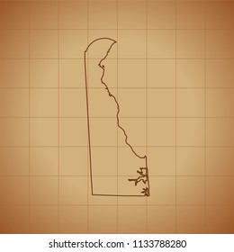 map of Delaware