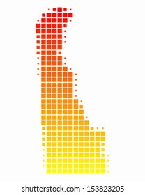 Map of Delaware