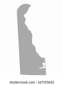 Map of Delaware