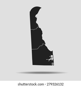 map of Delaware