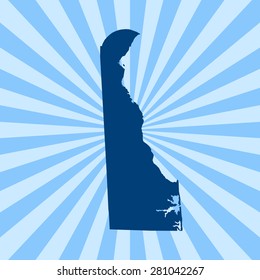 map of Delaware