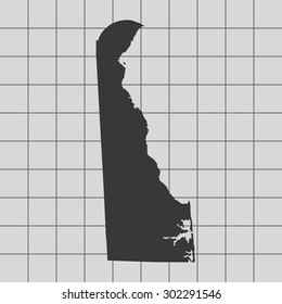 map of Delaware