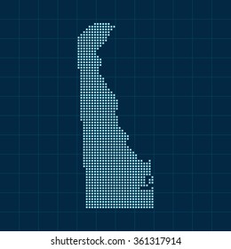 map of Delaware