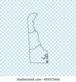 map of Delaware
