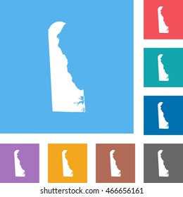 map of Delaware