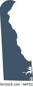 map of Delaware