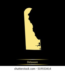 map of Delaware