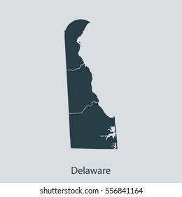 map of Delaware