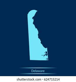 map of Delaware