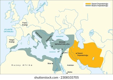 map delineating the boundaries of the susani empire