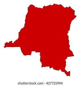 Map - Democratic Republic of the Congo