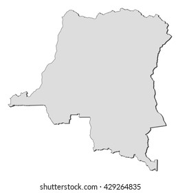 Map - Democratic Republic of the Congo