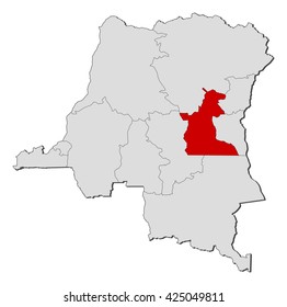 Map - Democratic Republic of the Congo, Maniema