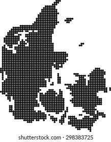 map of Denmark