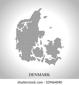 map of Denmark