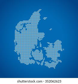 map of Denmark