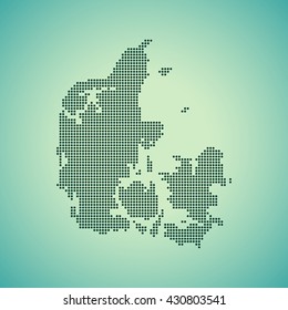 map of Denmark