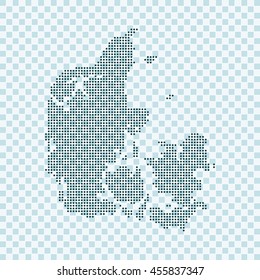 map of Denmark