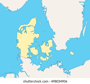 Map - Denmark