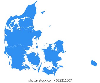 Map of Denmark