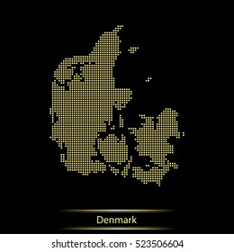map of Denmark