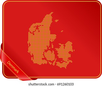 map of Denmark