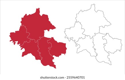 Map of Deoria district, Deoria District, Uttar Pradesh State, Republic of India, Government of  Uttar Pradesh, Indian territory, Eastern India, politics, village, tourism