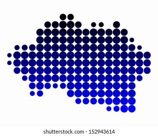 Map of Departement Allier