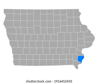 Map Of Des Moines In Iowa On White