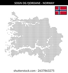 Map detail of Sogn og Fjordane
